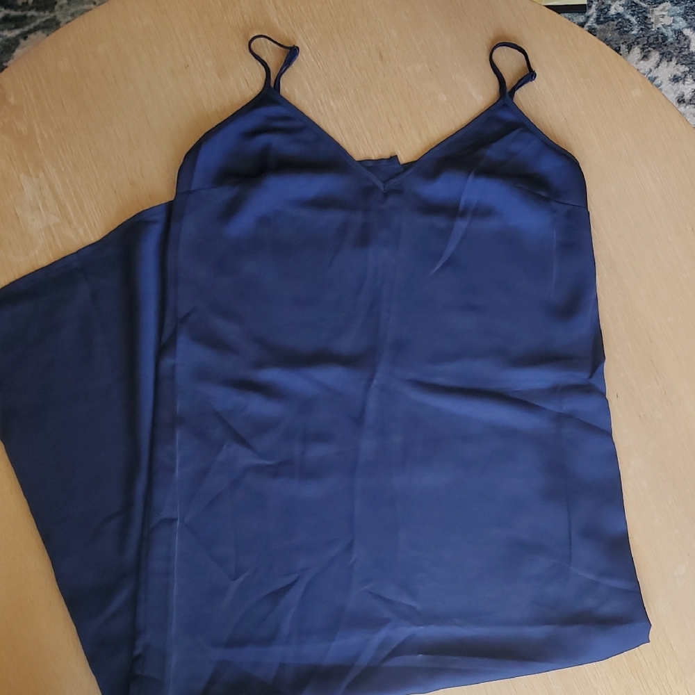 Navy Blue Slip Dress